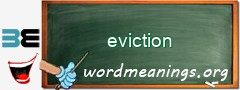 WordMeaning blackboard for eviction